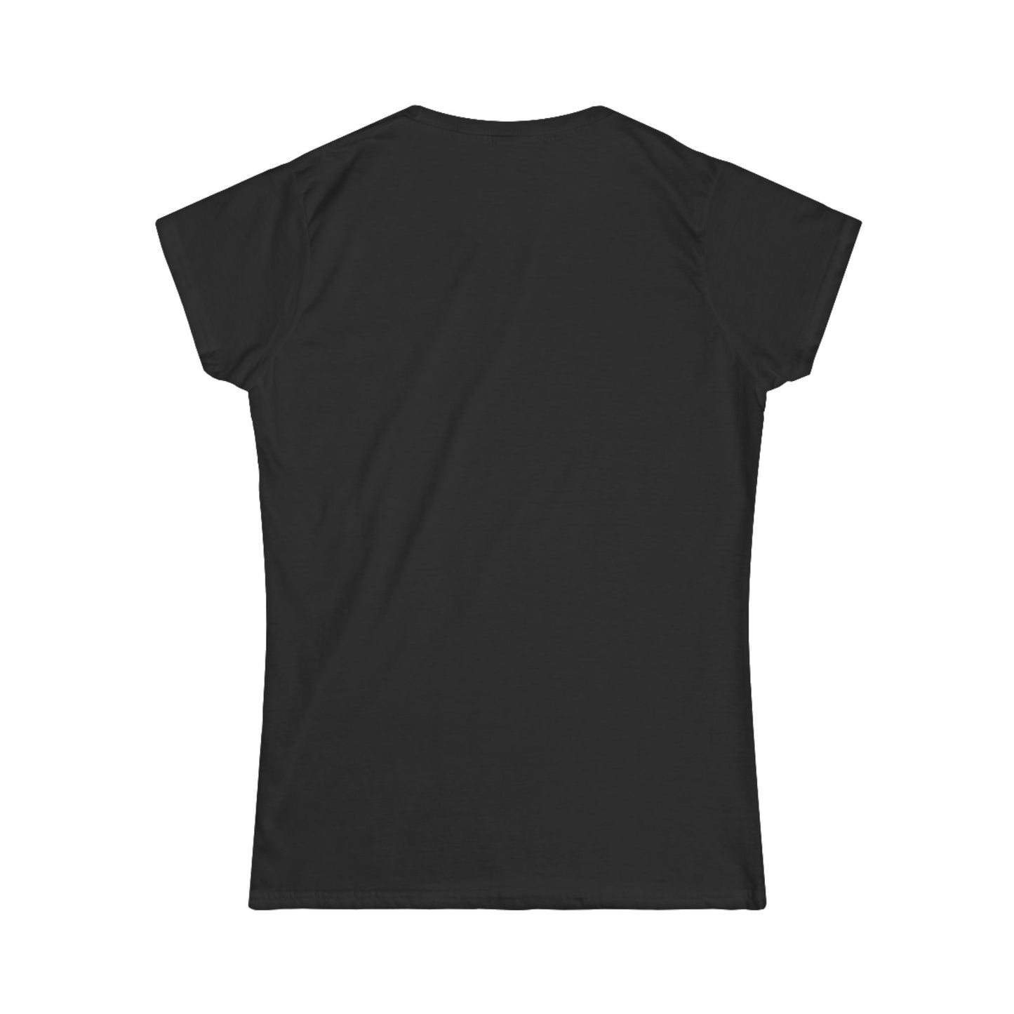Whimsical Women's Softstyle Tee with Colorful Nature Design