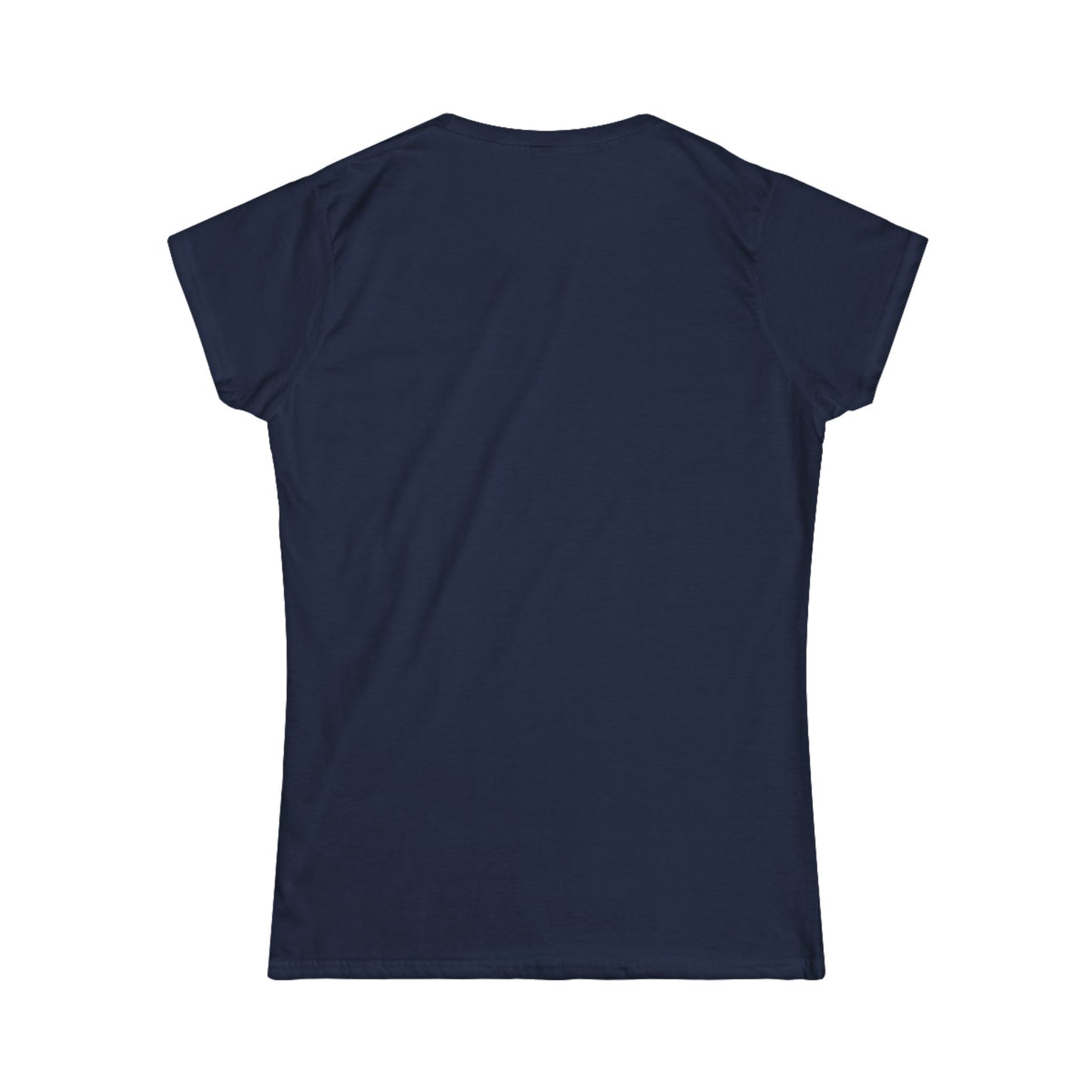 Whimsical Women's Softstyle Tee with Colorful Nature Design