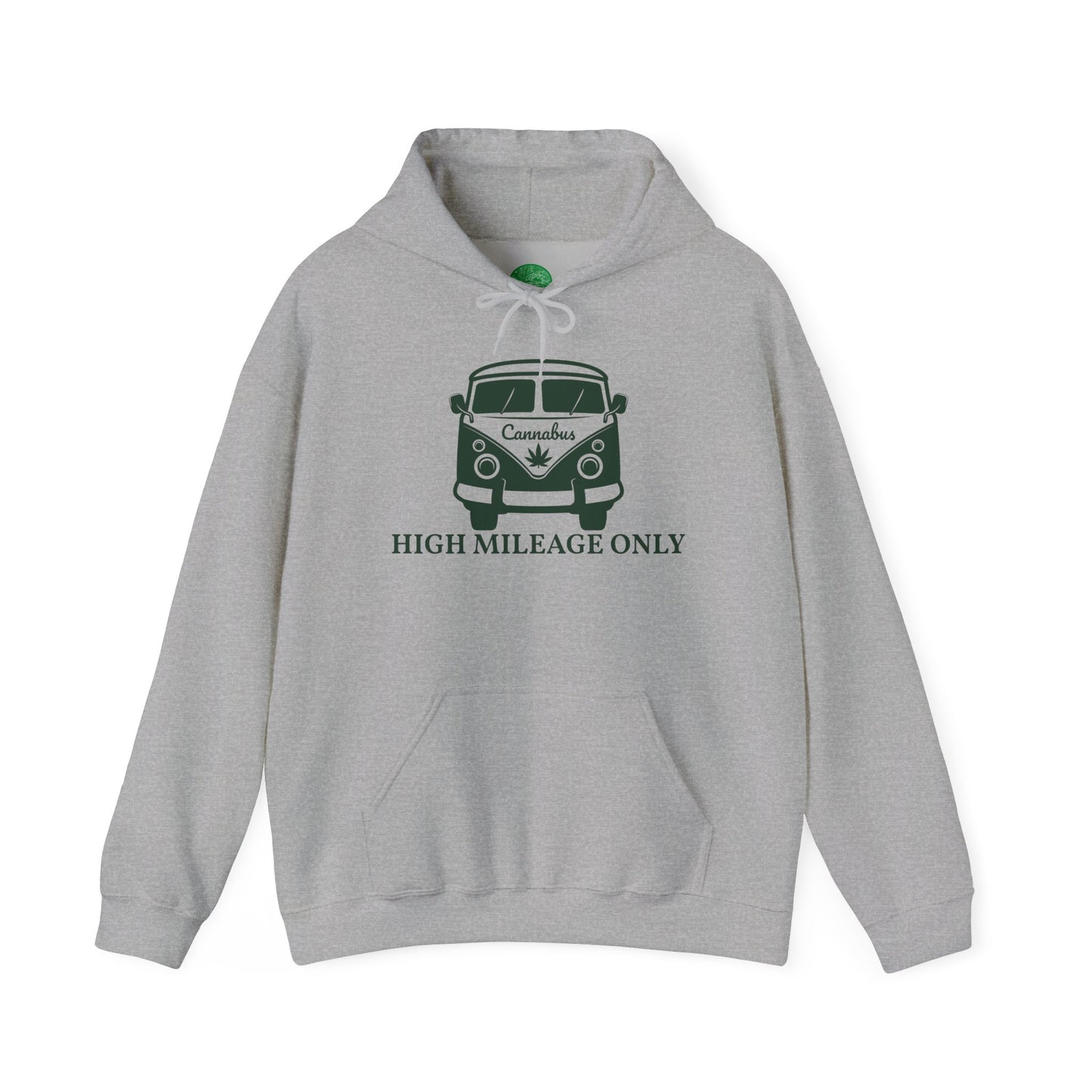 Cannabis Camper Hoodie - Retro Van Weed Logo Pullover
