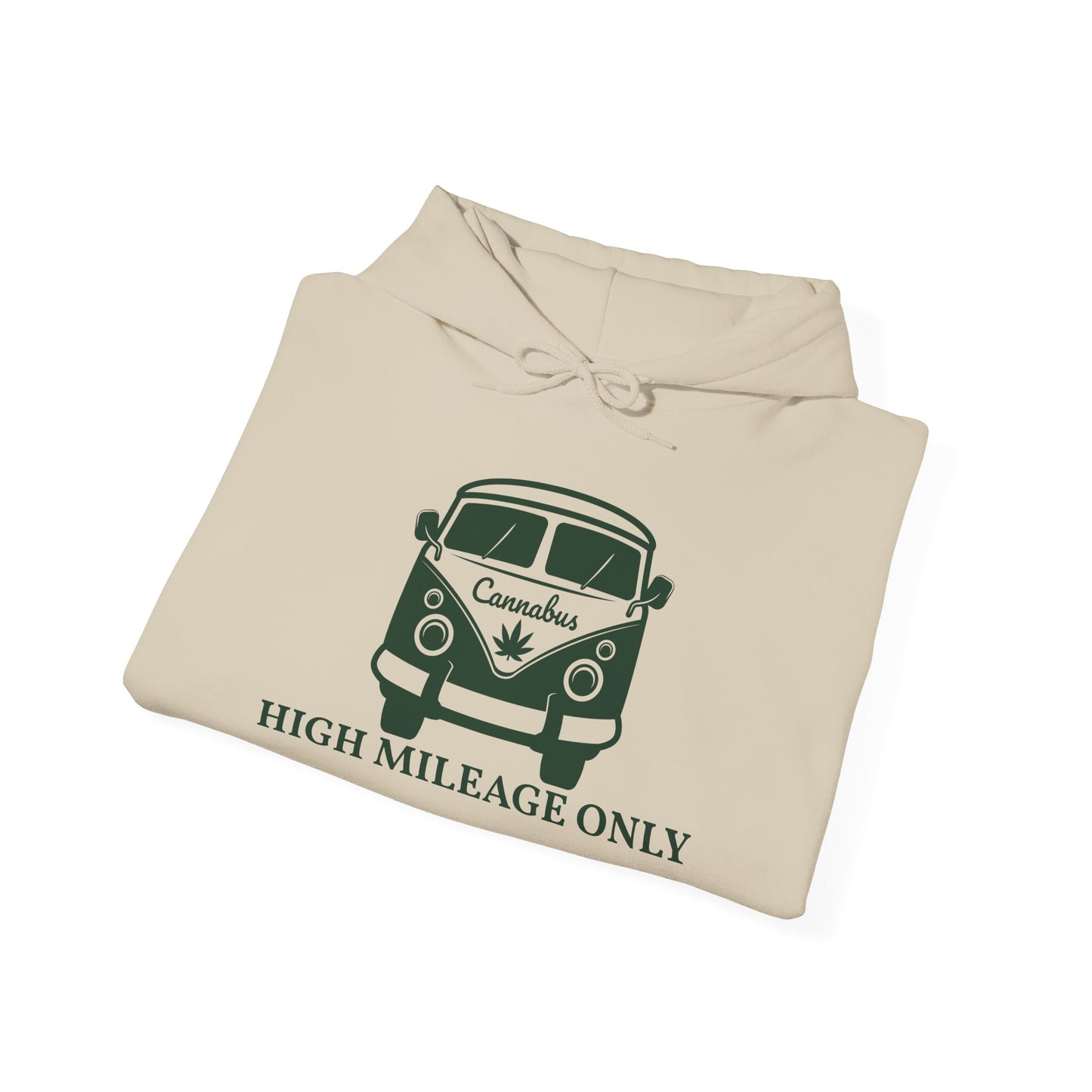 Cannabis Camper Hoodie - Retro Van Weed Logo Pullover