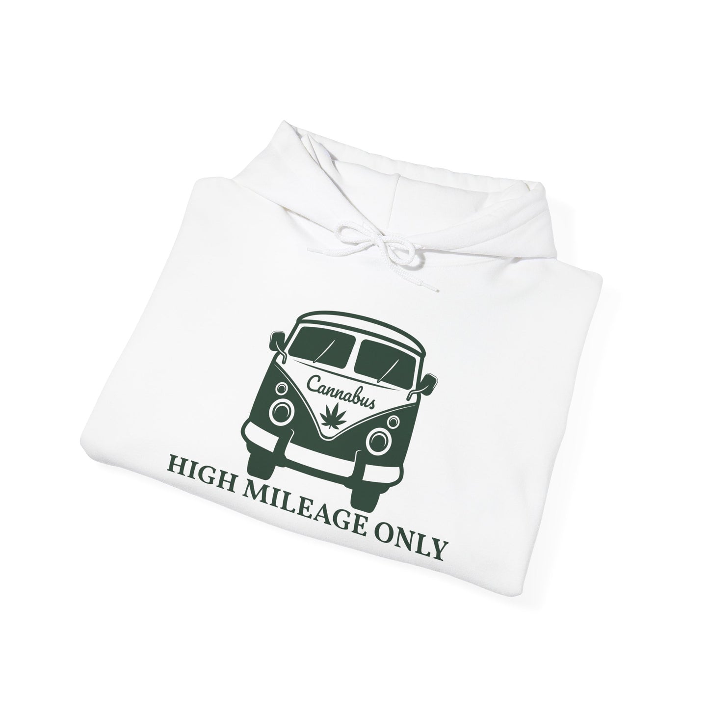 Cannabis Camper Hoodie - Retro Van Weed Logo Pullover