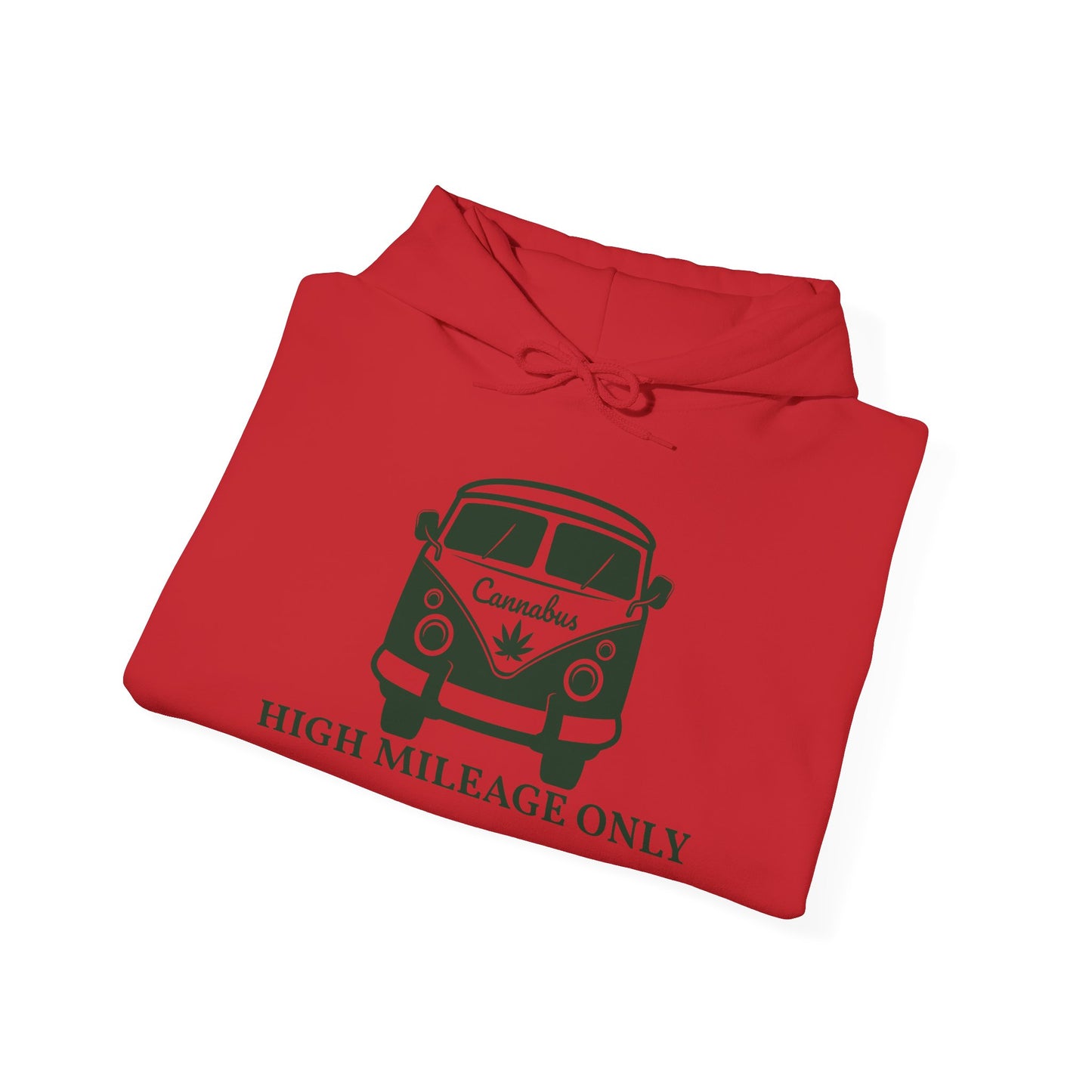Cannabis Camper Hoodie - Retro Van Weed Logo Pullover