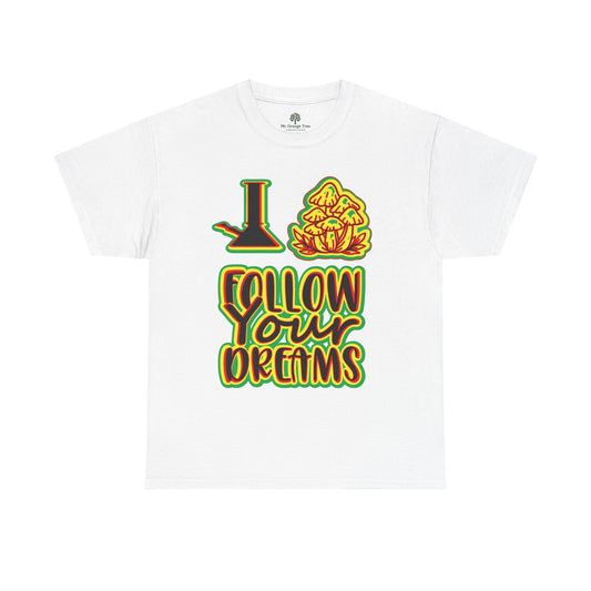 Follow Your Dreams T-Shirt — Inspirational Retro Graphic Tee