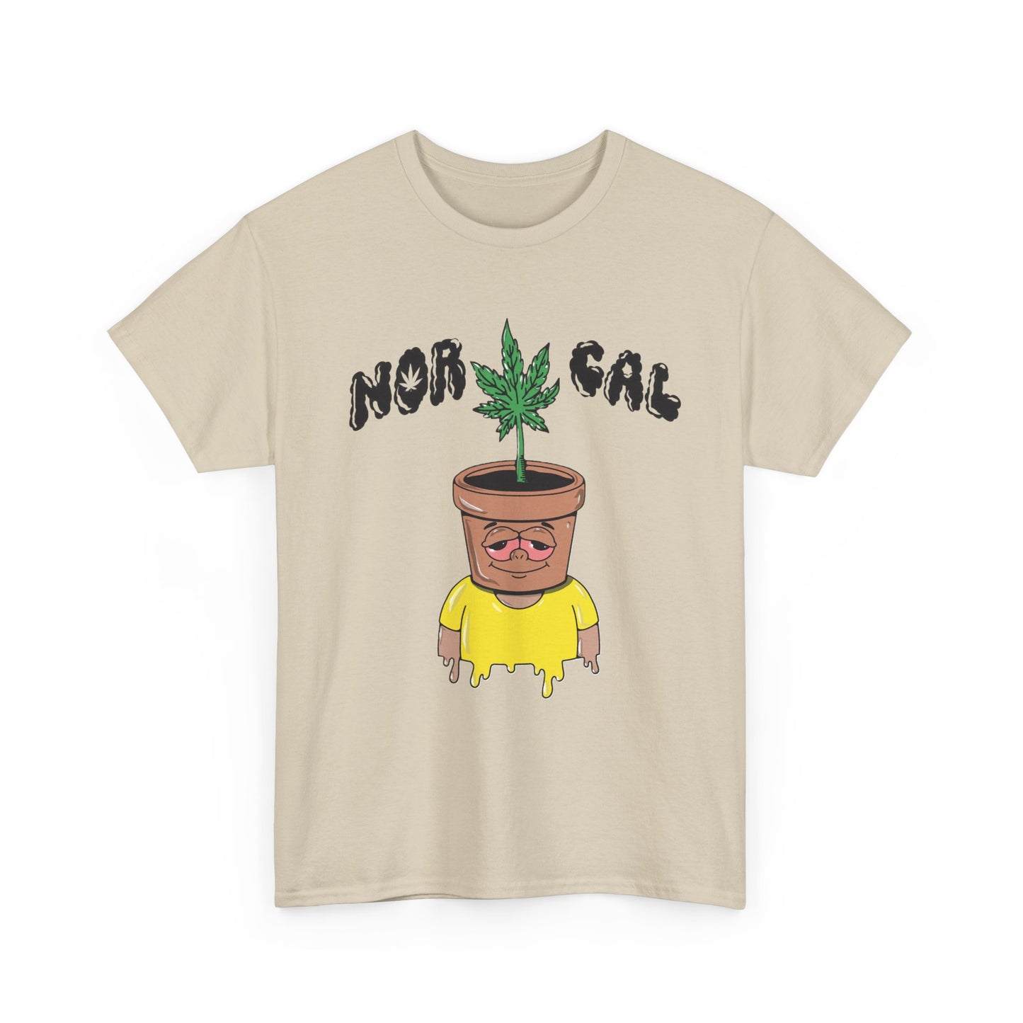 Nor Cal Pothead Plant Tee – Funny Cannabis Graphic T-Shirt