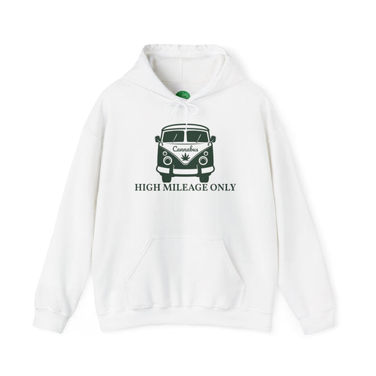 Cannabis Camper Hoodie - Retro Van Weed Logo Pullover