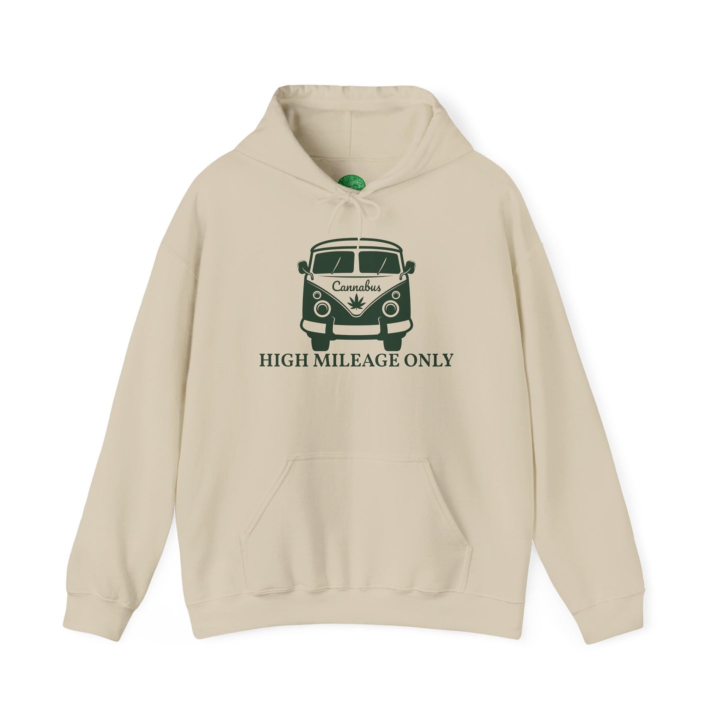 Cannabis Camper Hoodie - Retro Van Weed Logo Pullover
