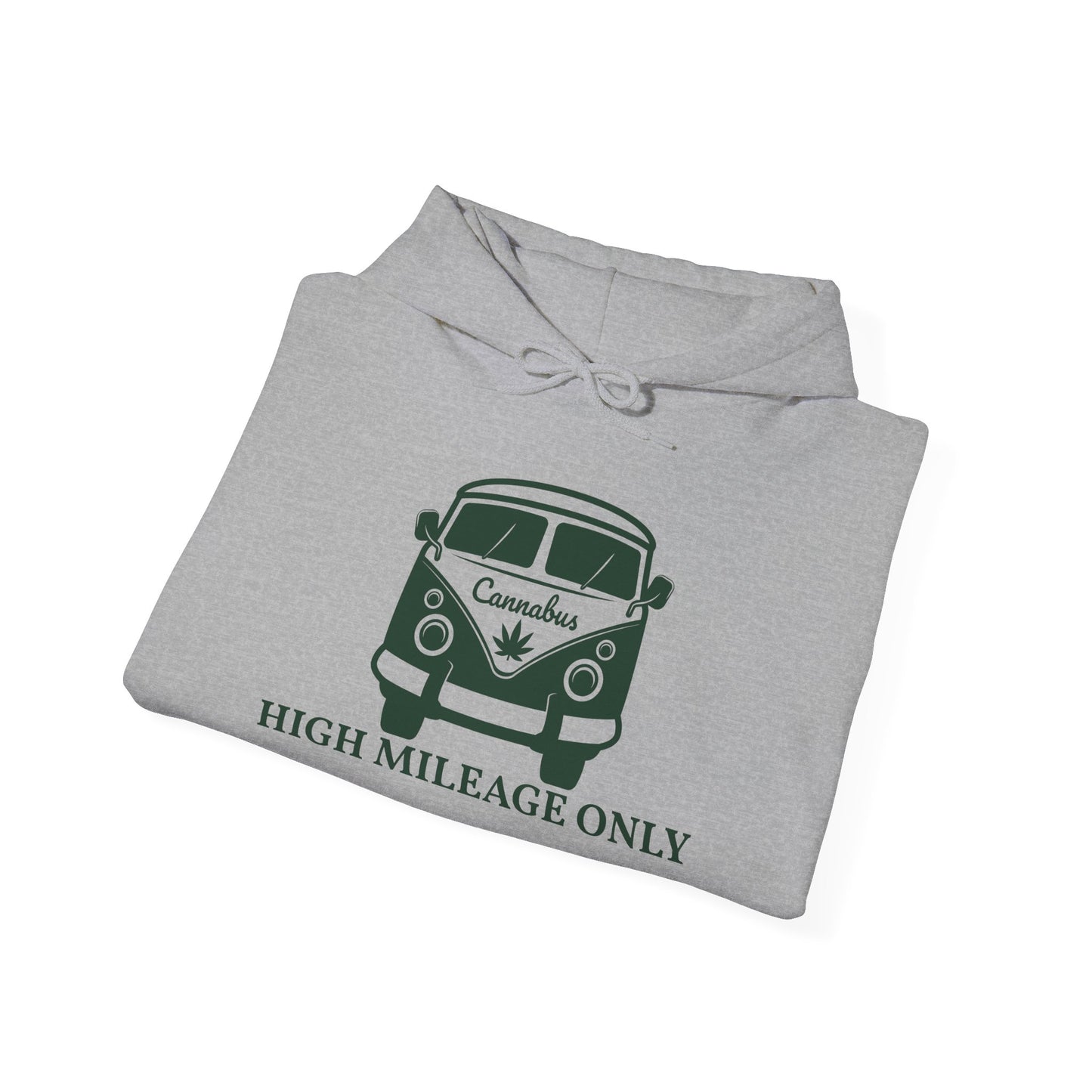 Cannabis Camper Hoodie - Retro Van Weed Logo Pullover