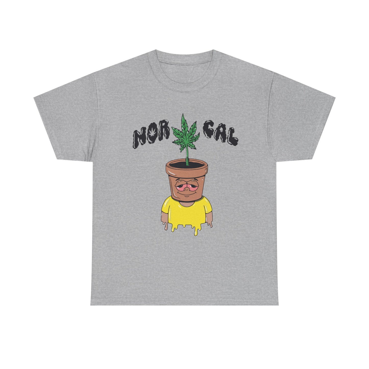 Nor Cal Pothead Plant Tee – Funny Cannabis Graphic T-Shirt